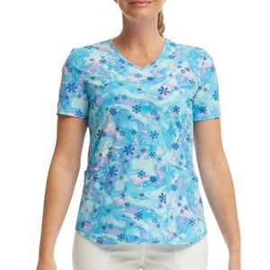 NWT Women's "Aurora Snowflake" Scrubstar Scrubs